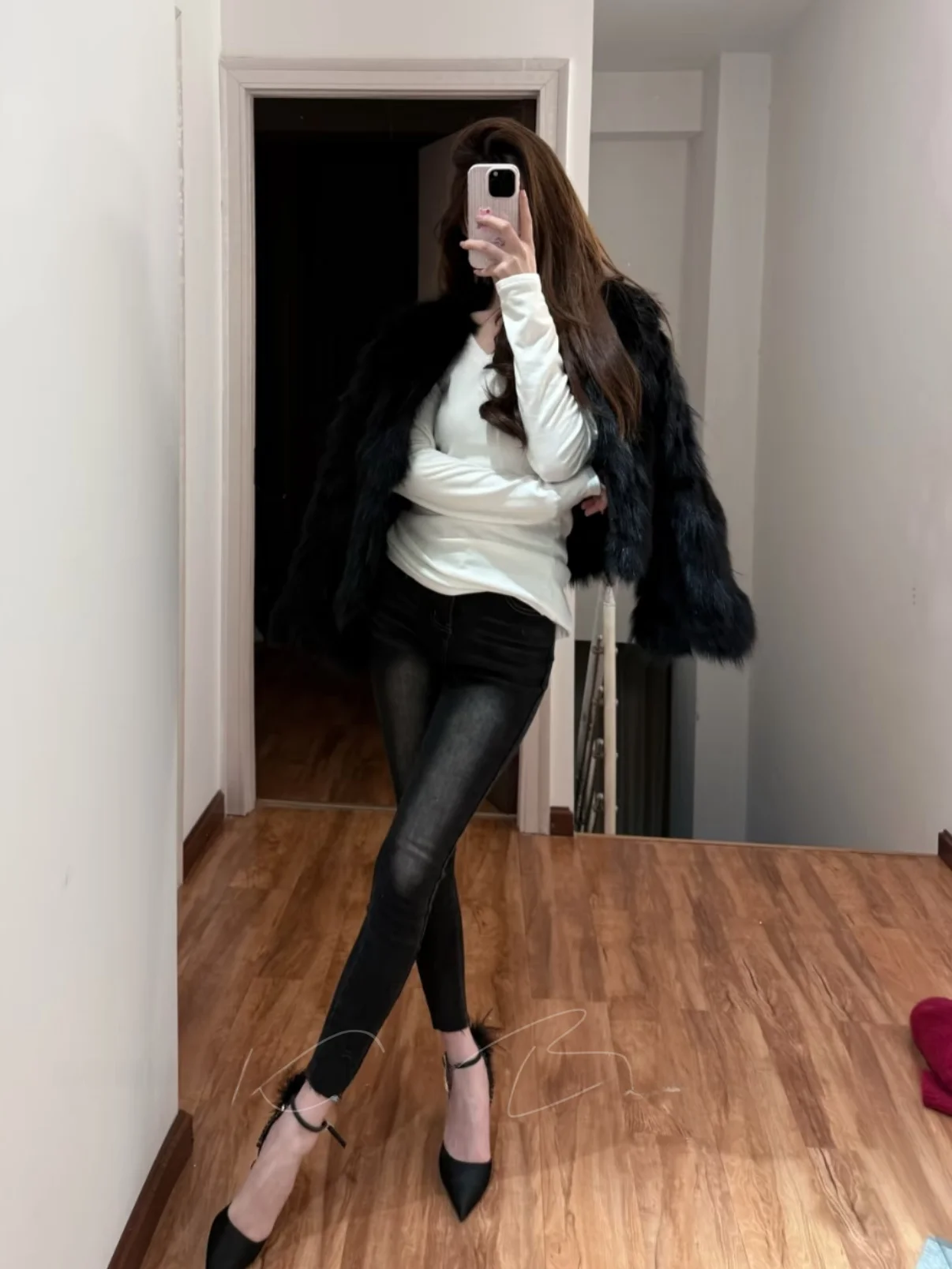 

Retro High Waist Stretchy Women's Slimming Skinny Jeans Korean Sle Daily Wear Nine-Piece Cotton Stretch Denim