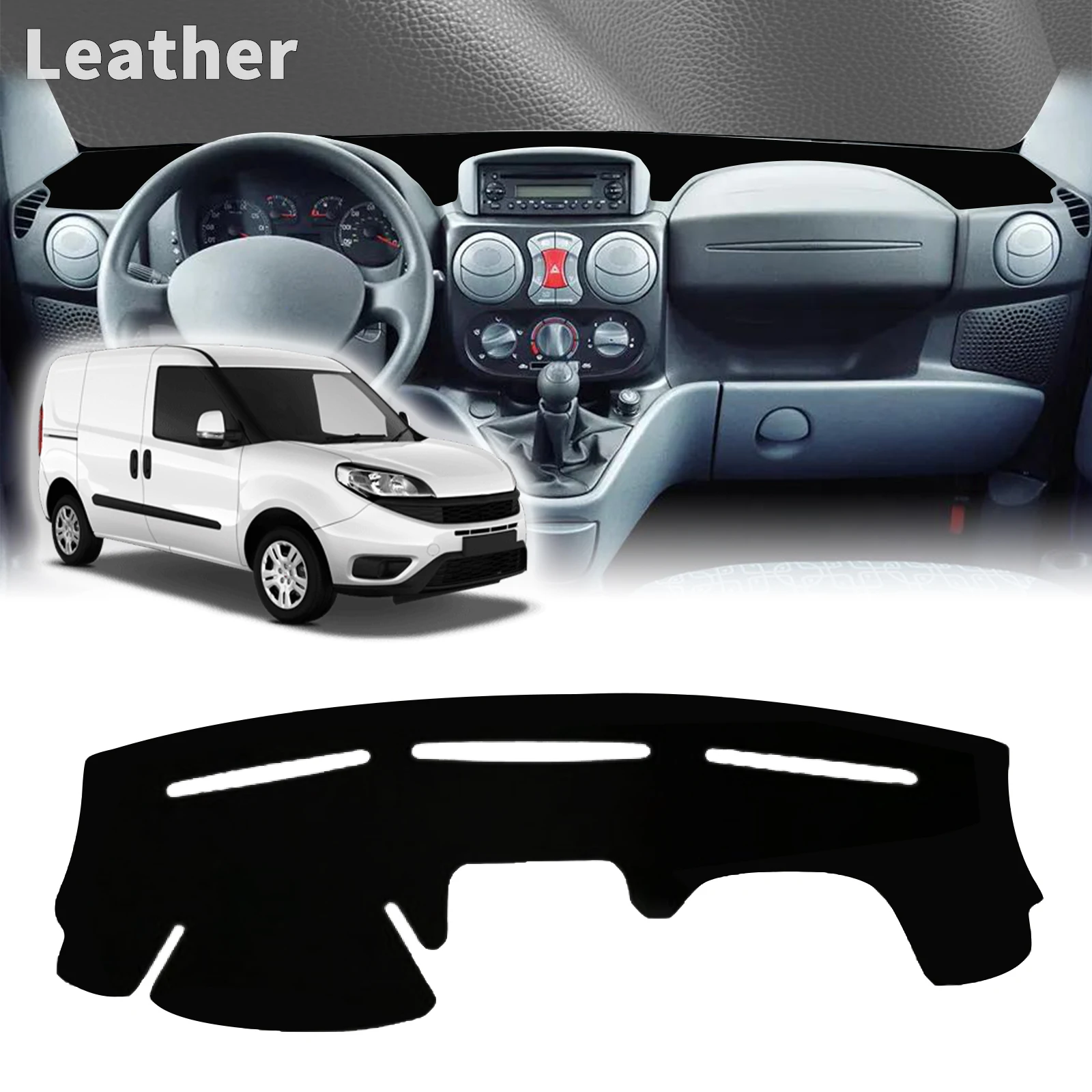 

fit for Fiat Doblo 2000-2015 Car Dashboard Cover Dashmat Non‑Slip Protective Dash Mat Pad Auto Accessories
