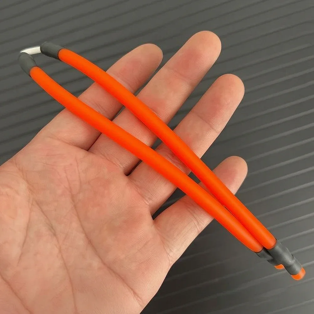 High-elastic Pulley Bow Special Rubber Band Wear-resistant Rubber Band Orange Powerful Shooting Hunting Five Models