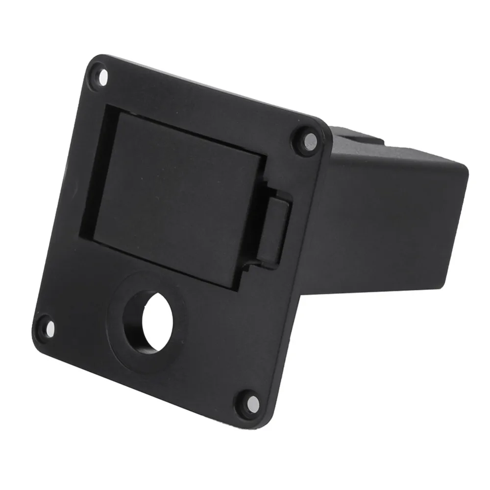 Portable For 9V Battery Guitar Battery Cover Black ABS Pickup Battery Box Guitar Battery Case Electric Guitar