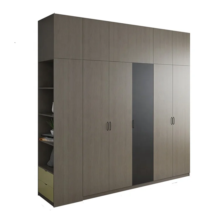 Two Tone Wardrobe Design Furniture Bedroom New Design Low Price MDF