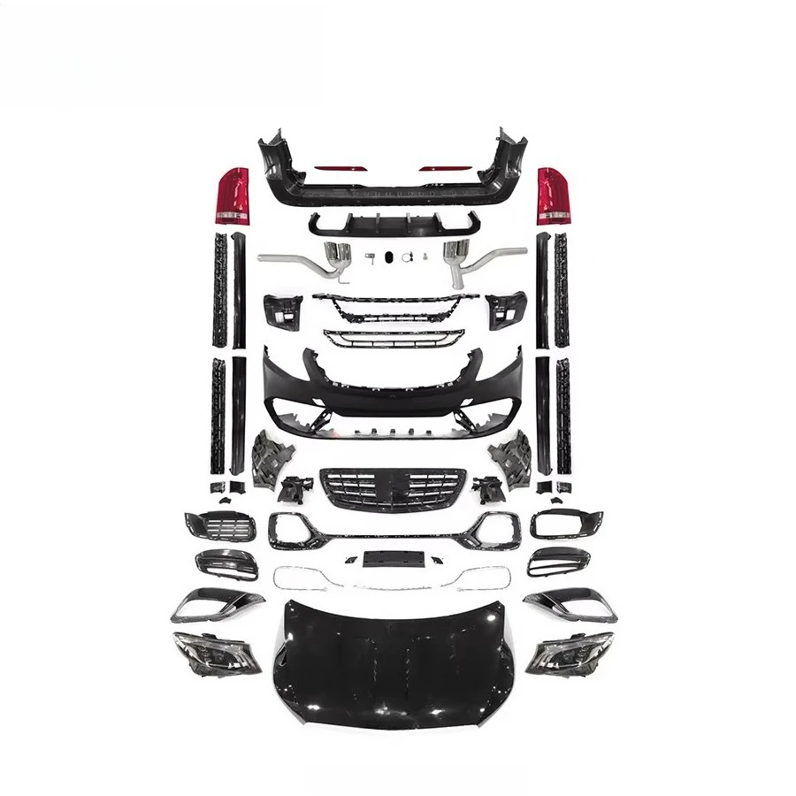 Wholesale Auto Parts Auto W447 Body Kit Full Body Kit Upgrade for V-Class W447 V260 V250 Grille Bumper