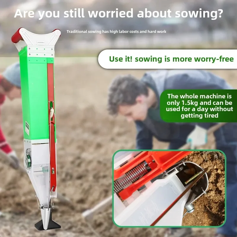 Effortless Planting and Fertilizing System - New Corn Seeder Peanut Planter Spreader Device