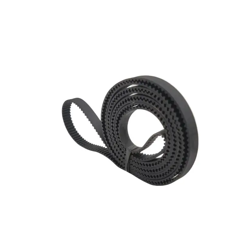 

S2M 1550 Synchronous Belt S2M-20 Closed-loop Rubber Timing Belts Width 20mm 12mm 25mm STD Black Timing Belt Length 1550mm