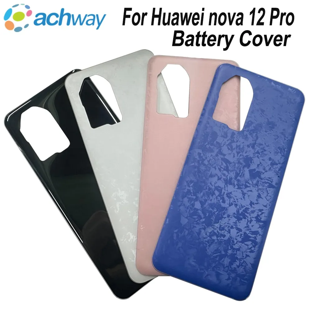 For Huawei Nova 12 Pro Battery Cover Door Rear Glass Housing Case Replacement ADA-AL00 Cover For Huawei Nova 12Pro Back Cover