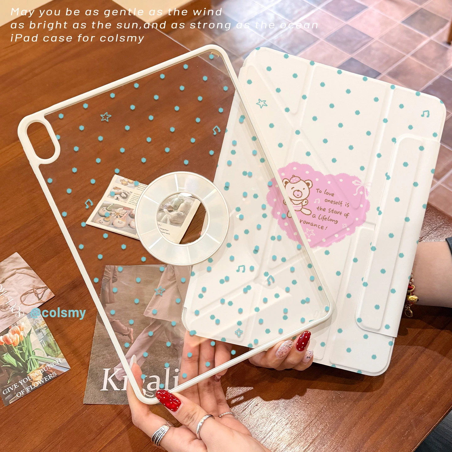 Detachable Case for iPad 10/11th, 2026 Air 11, 2025 Pro 11/13, Mini 6/7, 360° Rotatable Magnetic Ring, 3+Y Fold, Auto Sleep Wake