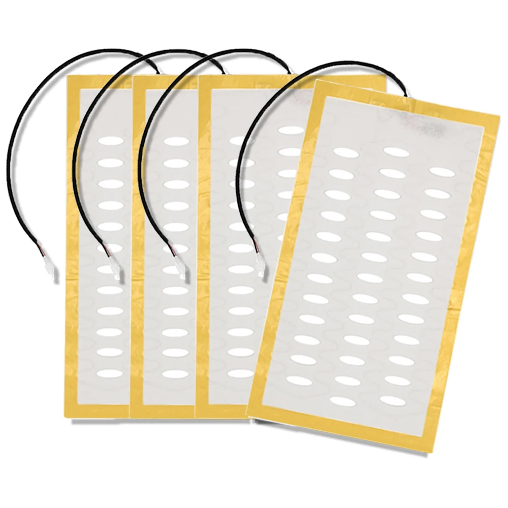 

2 шт., 12 В, универсальная грелка для автомобильных сидений, углеродное волокно, автоматические коврики с подогревом, зимние теплые чехлы для деталей грузовиков 48X27 см/52,5 см x 28 см