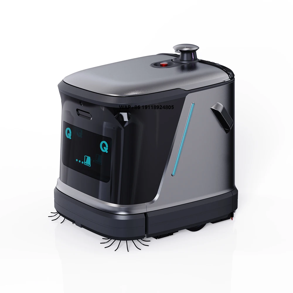 Smart Intelligent Commercial Cleaning Robot with Automatic Self-Cleaning Vacuum Featuring Dust Pushing Floor Technology