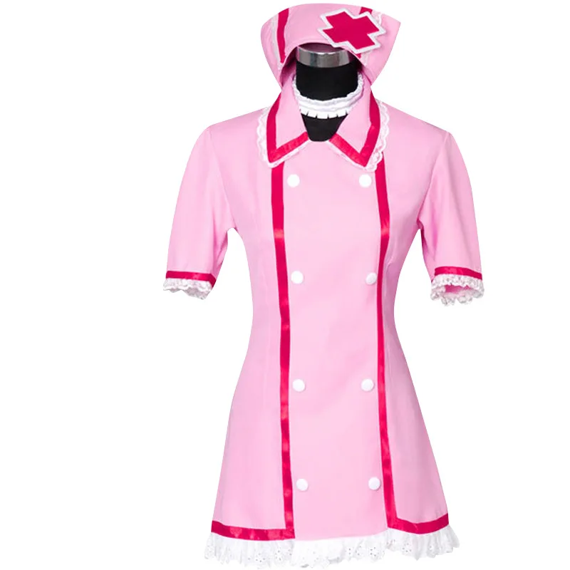 Anime Vocaloid Miku Cosplay Nurse Dress Virtual Singer OSTER Project Diva Nurse Uniform And Hat Halloween Party Stage Costumes