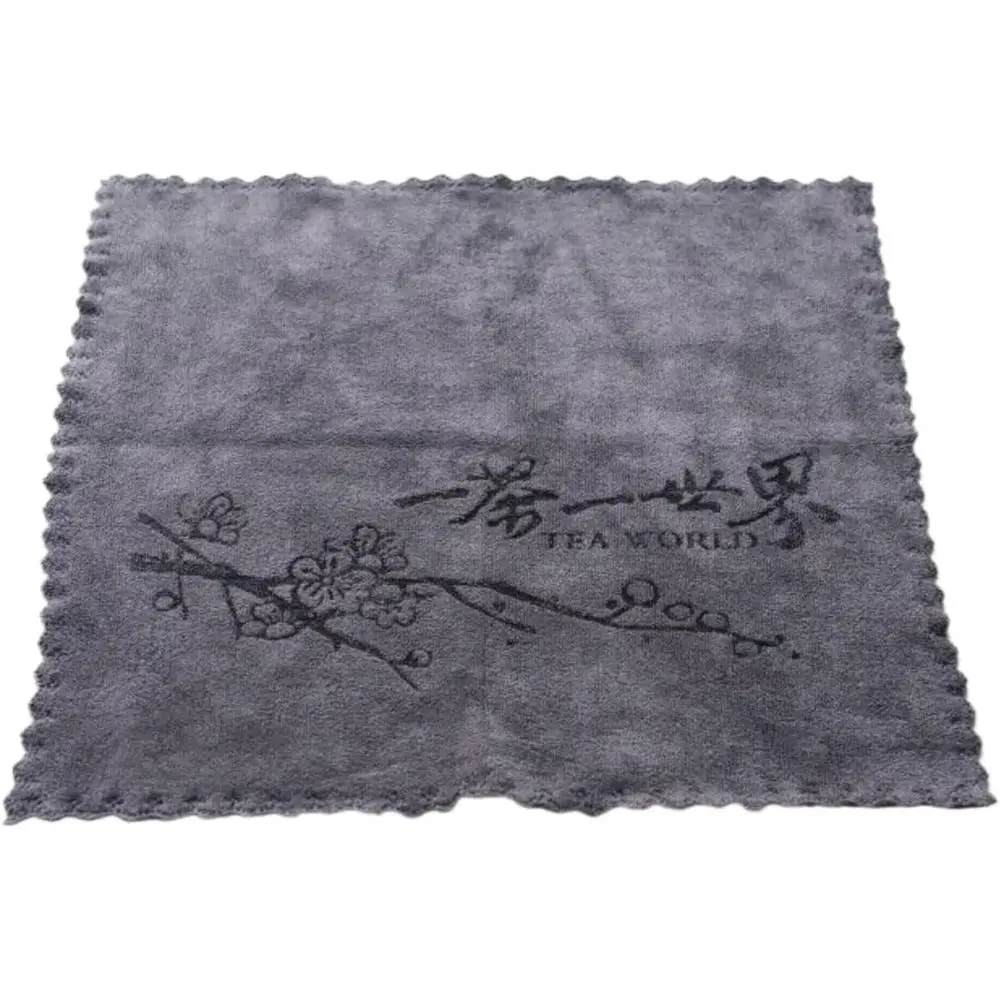 

Впитывающее утолщенное чайное полотенце — хлопково-льняной чайный коврик в стиле дзен для чайной церемонии, не линяет