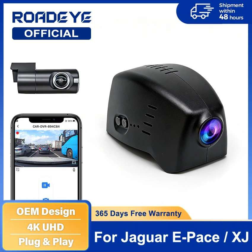 

Dash Cam For Jaguar L-Pace I Pace (X590) 2019~2023 Plug and Play Car DVR DashCam Camera Video Recorder High Quality 4K 2160P