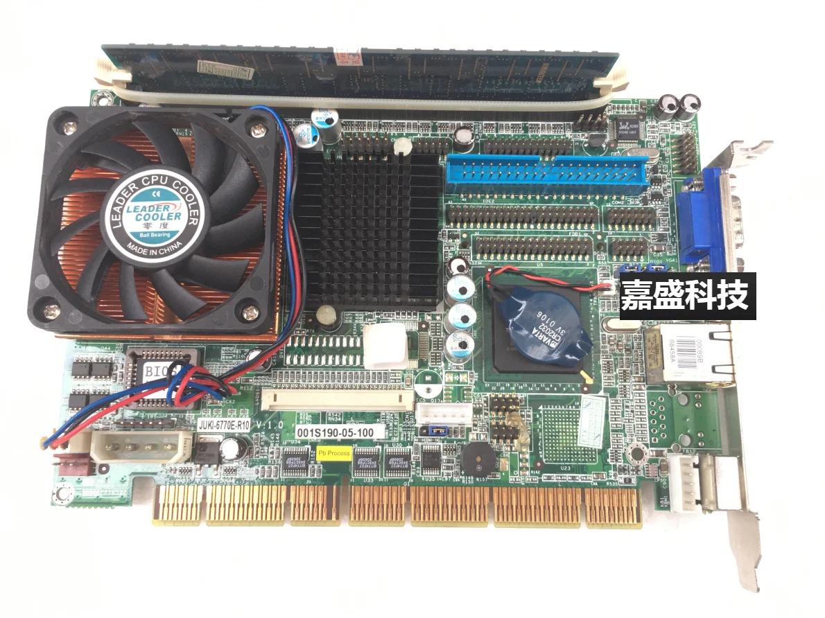 New IEI Weida industrial computer main board JUKI-6770E-R10 half-length card warnly for 1year