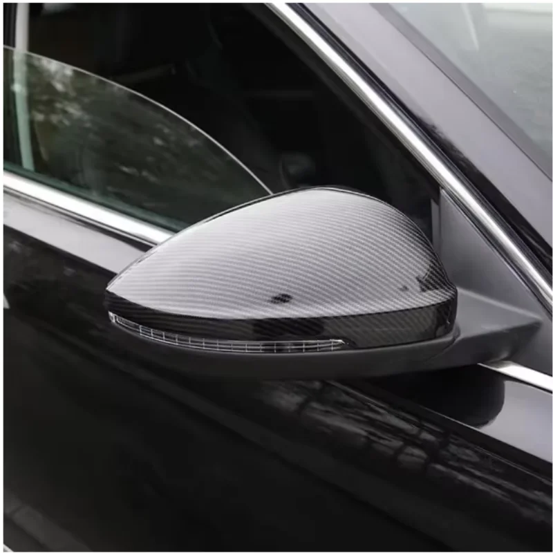 

Side Mirror Covers Rearview Stick Caps Trim For Volkswagen VW Passat 2019 -2022 Car Accessories Decoration 2Pcs
