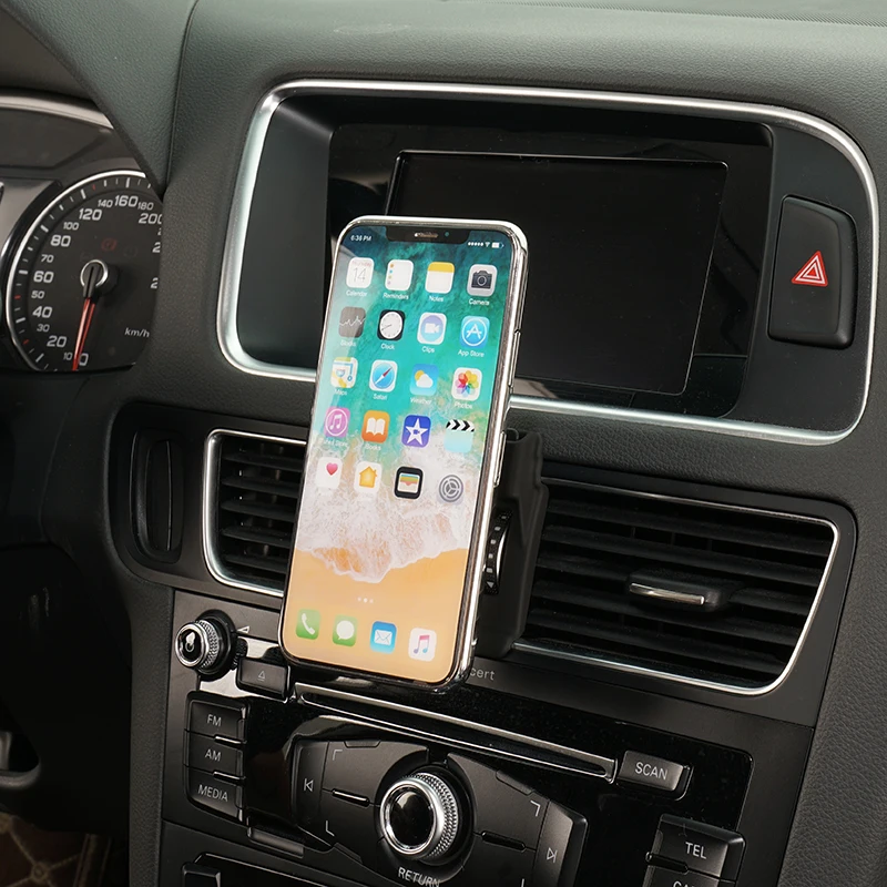 Magnetic Car phone holder GPS holder air vent mount bracket cell phone stand clip for Audi Q5 SQ5 2010-2023 accessories