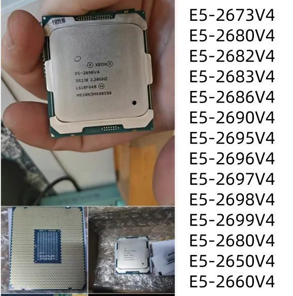 E5-2673 2682 2680V4 2686V4 2690 2695 2696V4 2697 2698 2699V4 Official Version CPU