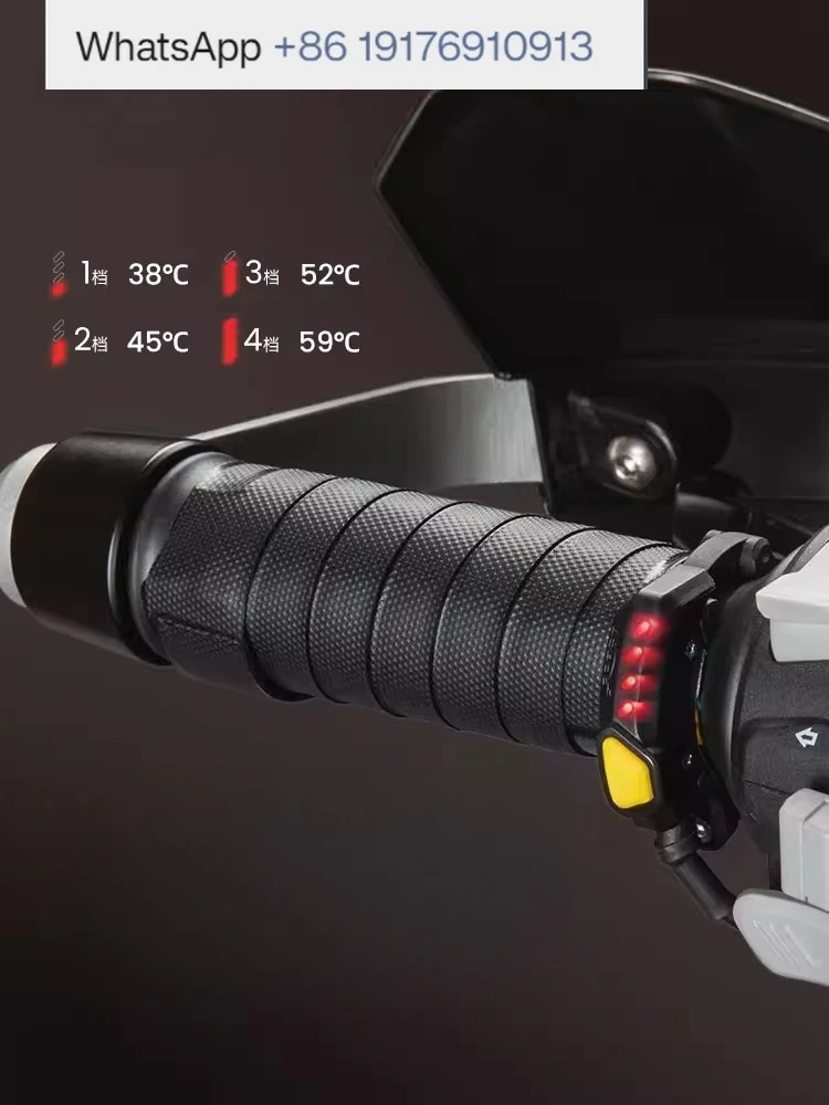 Motorcycle electric heating handle cover H80 waterproof and non-slip motorcycle travel commuter heating handle cover accessories