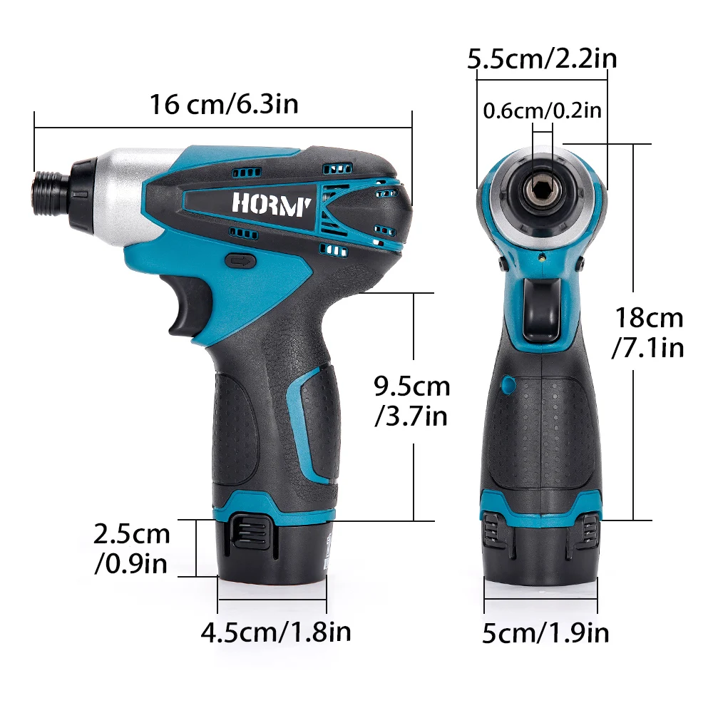 Электрическая отвертка 10,8 В, высокопроизводительная отвертка, комбинированный набор ударных отверток, полностью медный двигатель для батареи Makita