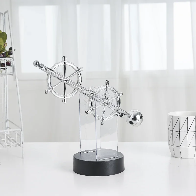 Physics Science Newton Pendulum Nordic Home Decoration Accessories Modern Metal Maglev Balance Balls Office Desk Decor Gifts view 3