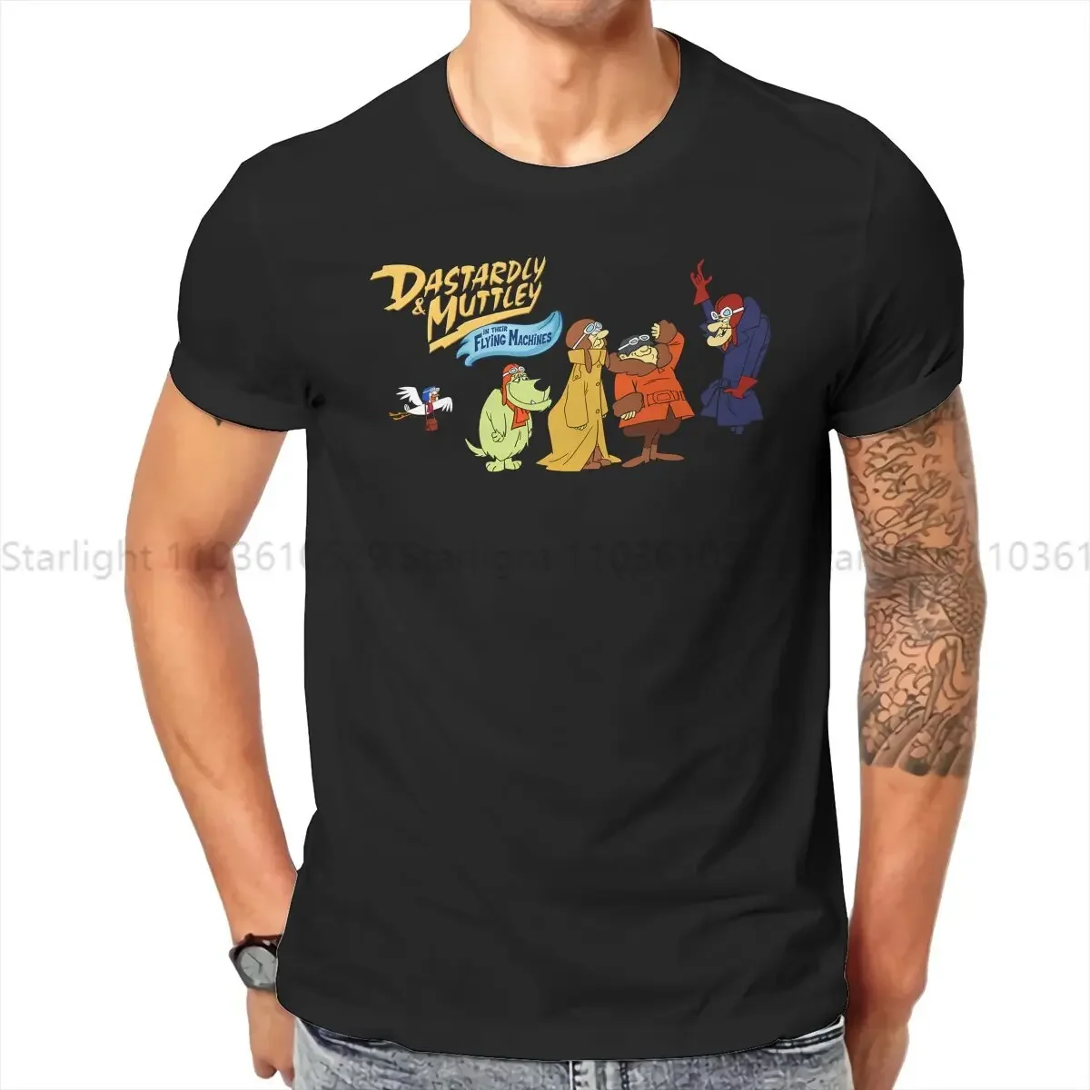 Camiseta de cracky Races para hombre, sudaderas gráficas de individualidad de Hanna Barbera, snapglepuss, nueva tendencia