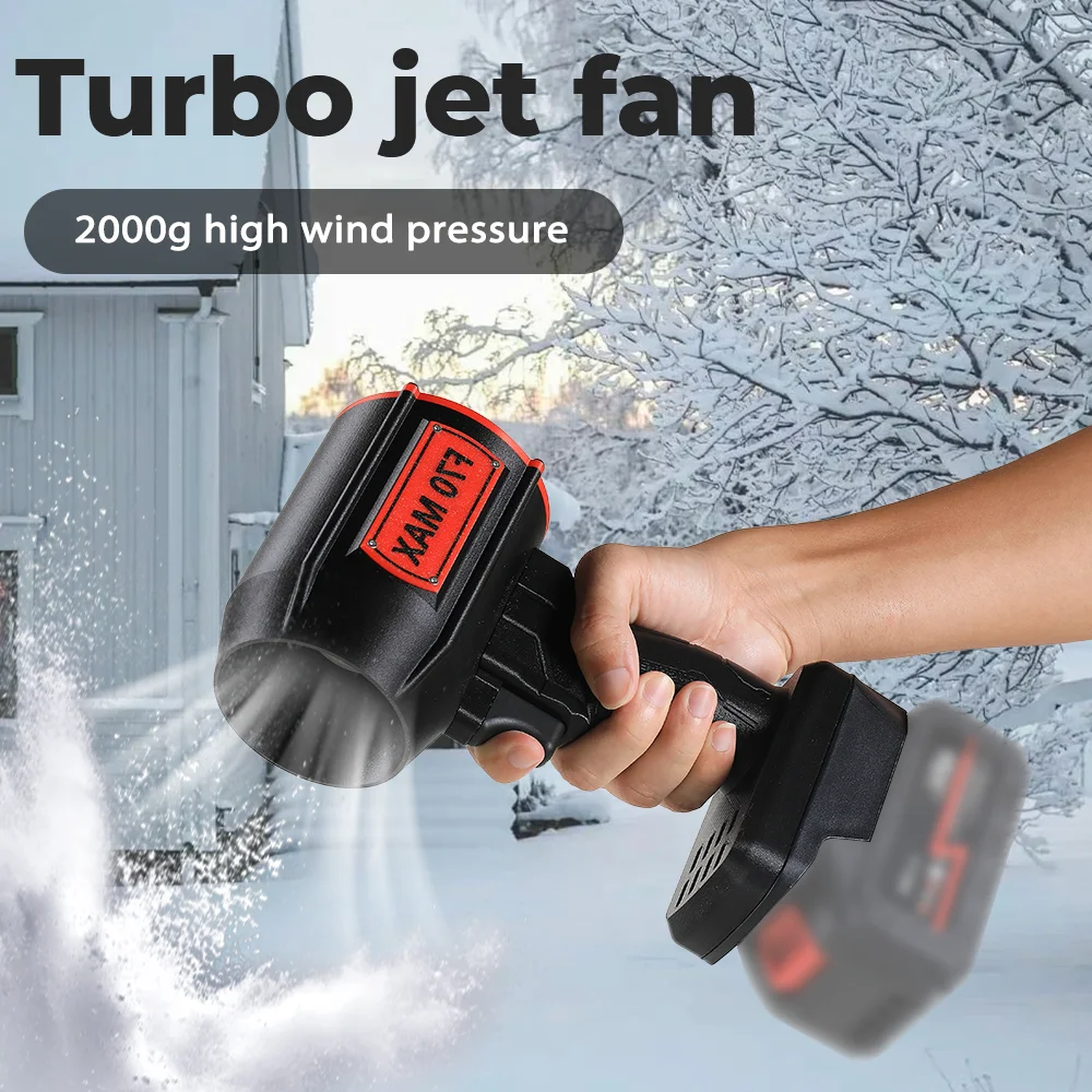 

70mm Powerful Blower Brushless Motor Turbo Fan Jet Thrust 2000g Wind Speed 68m/s Car Washing Snow Blowing Leaf Blower No Battery
