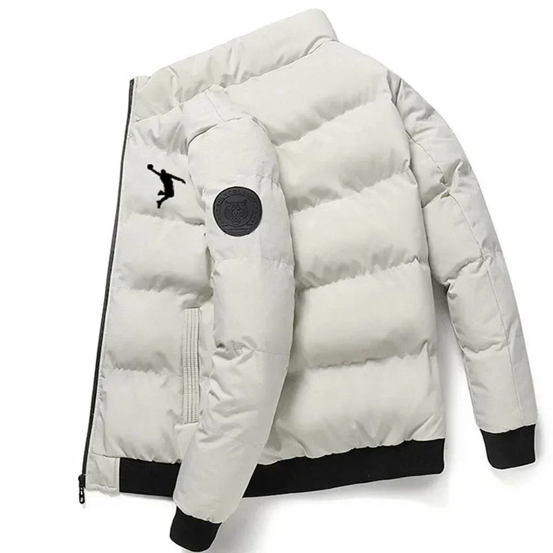 2024 inverno masculino casual grosso quente jaqueta de algodão impermeável parka outono novo casaco à prova de vento com capuz roupas masculinas