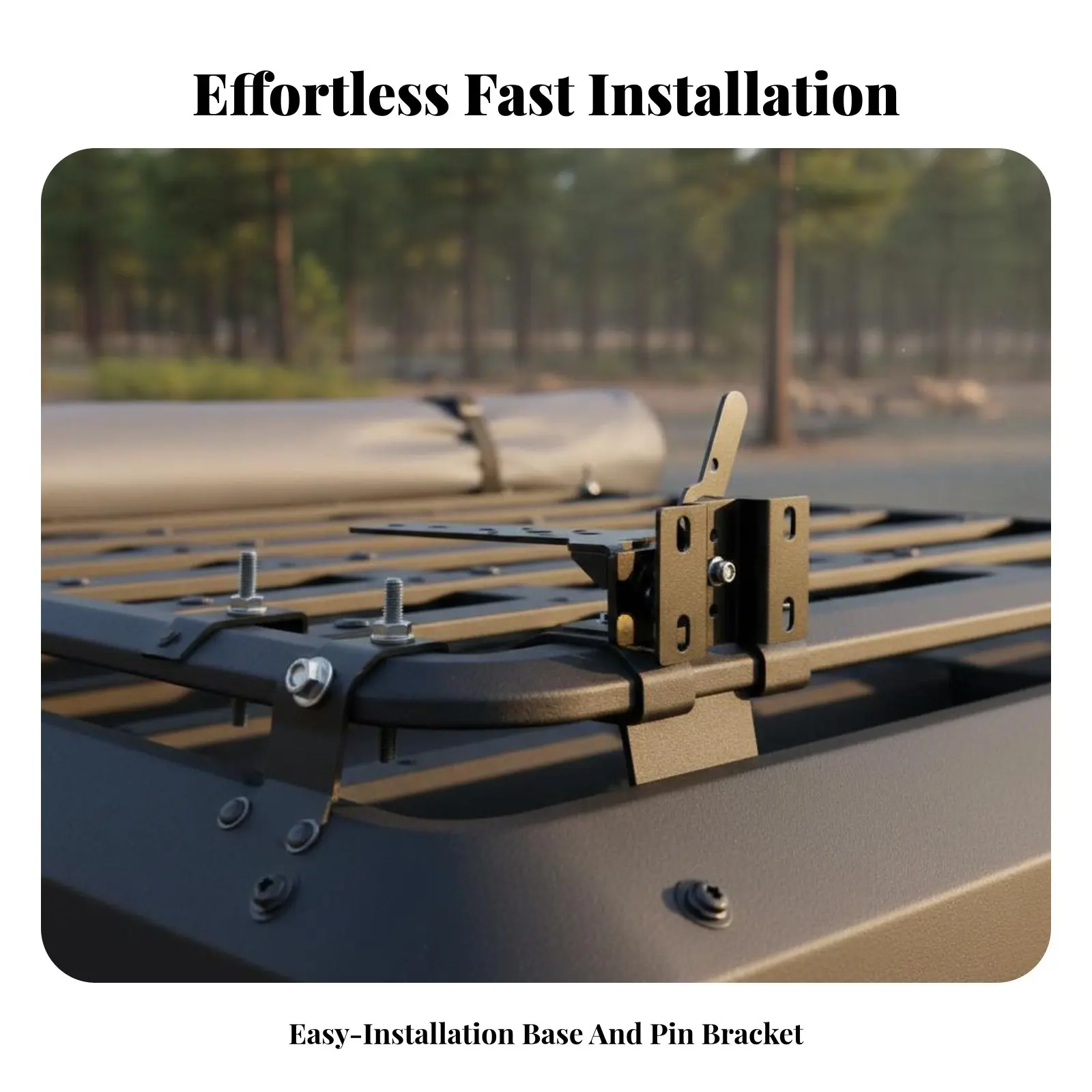 

Car Side Awning Mounting Kit Stable Frame Side Awning Mounting Kit Automotive Accessory Stainless Steel Construction