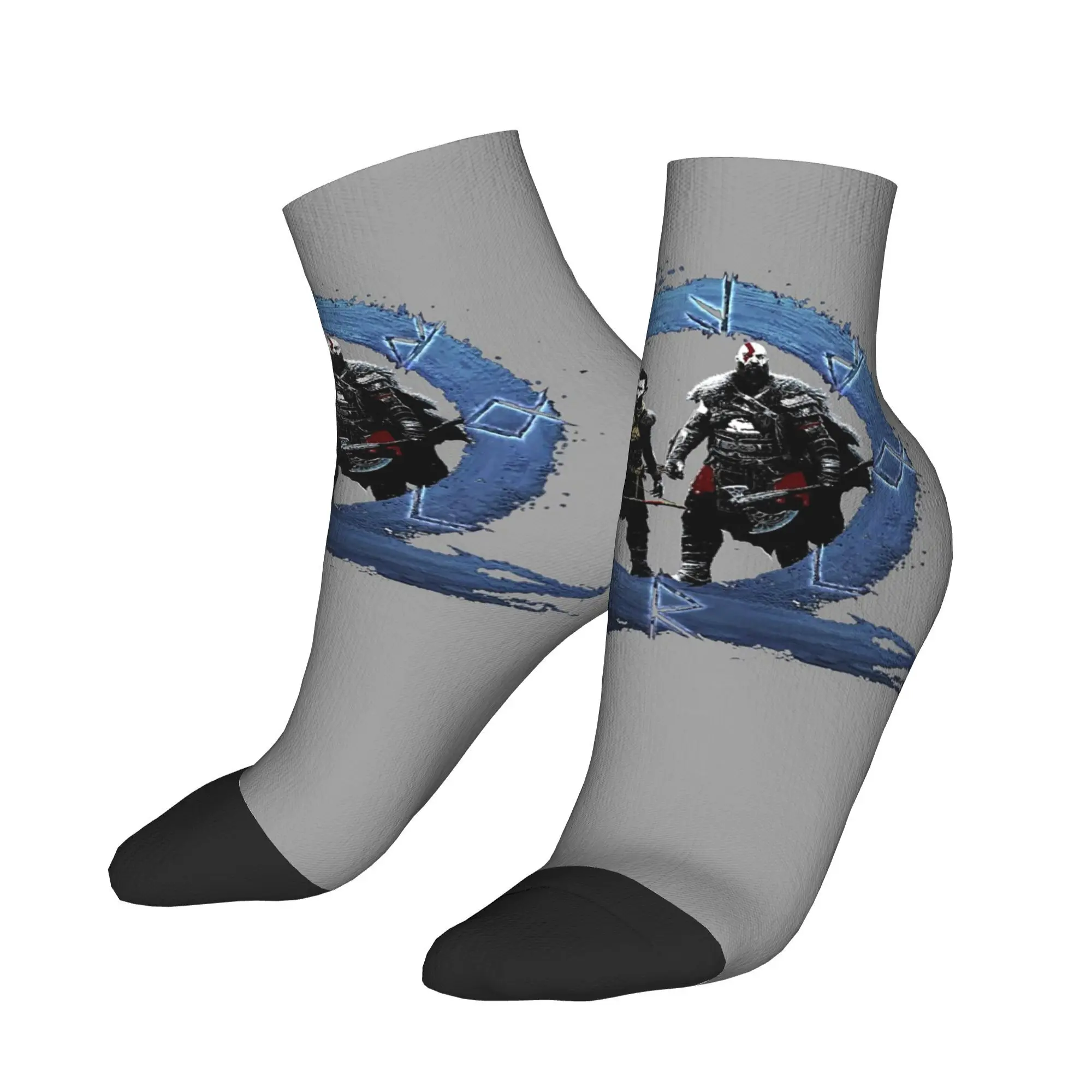 

Men God Of War Kratos Game Socks Harajuku Stockings All Season Socks Accessories for Man's Woman's Birthday Present