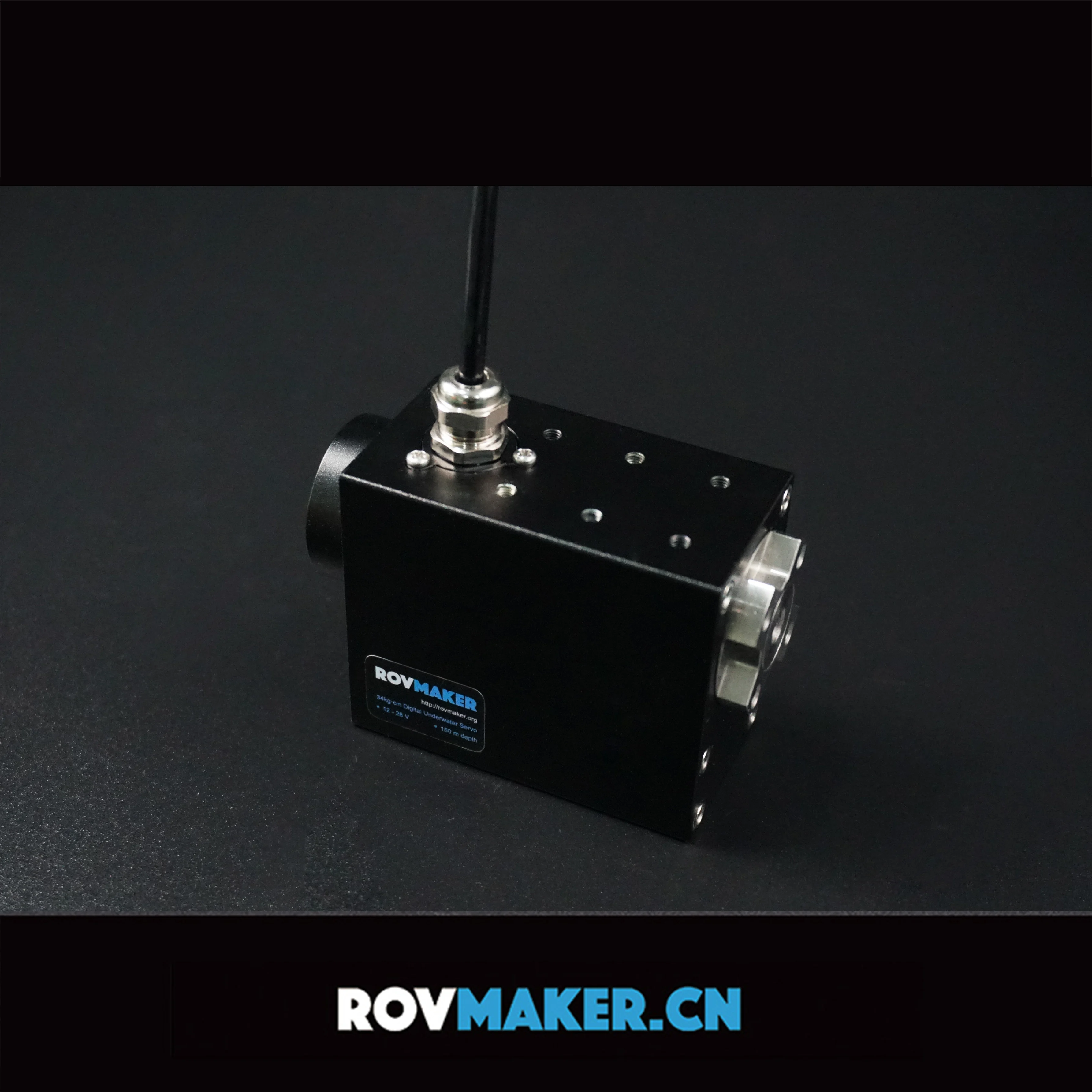 ROVMAKER underwater steering gear suitable for mechanical arm and underwater robot ROV Underwater servo water depth 300 meters