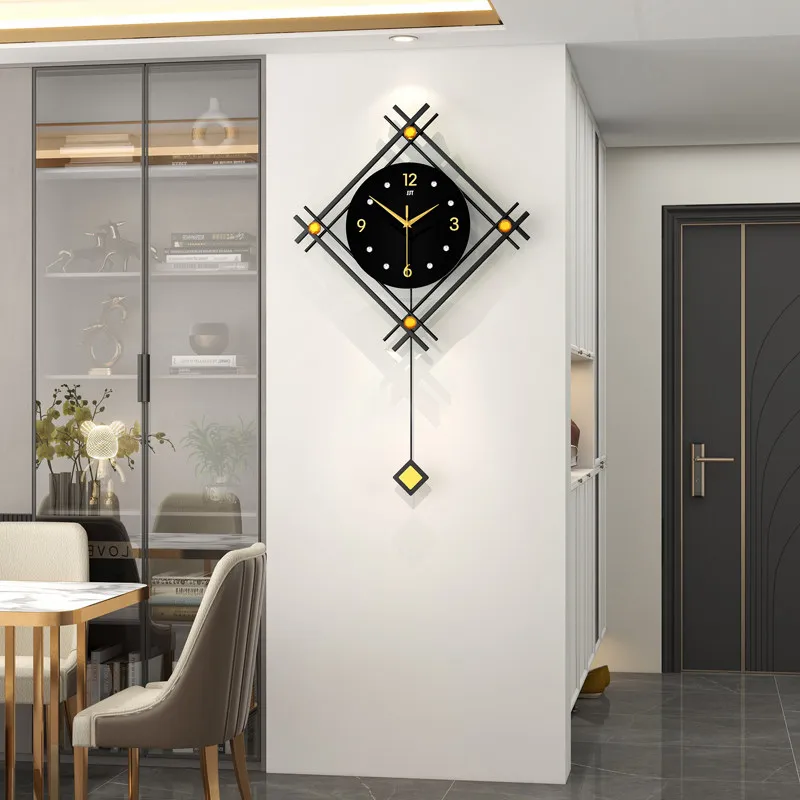 Luxurious Wall Clock Living Room Design Featuring Sophisticated Minimalist Clocks Appearance Klok Muur Woonkamer Home Decor