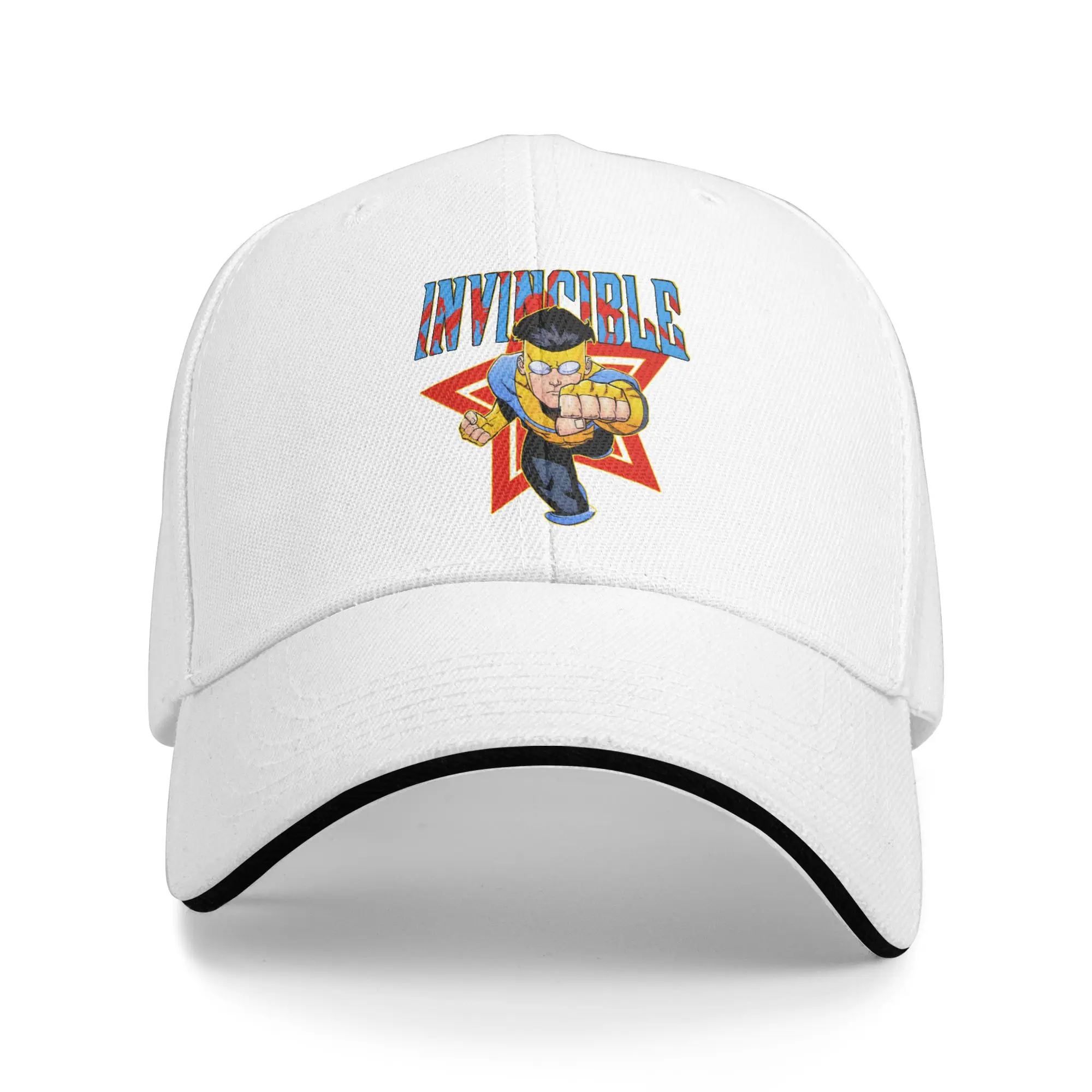 Invincibles Mark Grayson Bloody Star Sun Baseball Cap  Summer Casual Trucker Hat For Men Adult Tennis Skate Snapback Cap