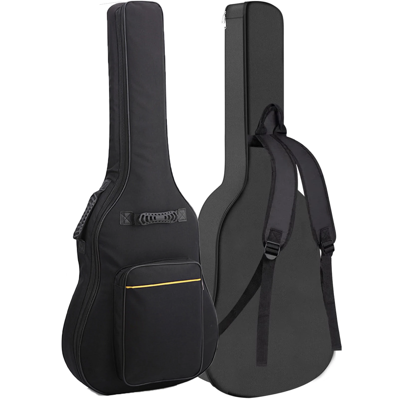 10mm Pad Bass Guitar Bag Thicken Sponge Pad Water Resistent Dust-proof Dual Adjustable Shoulder Strap Handlebag Case 120x38x14cm