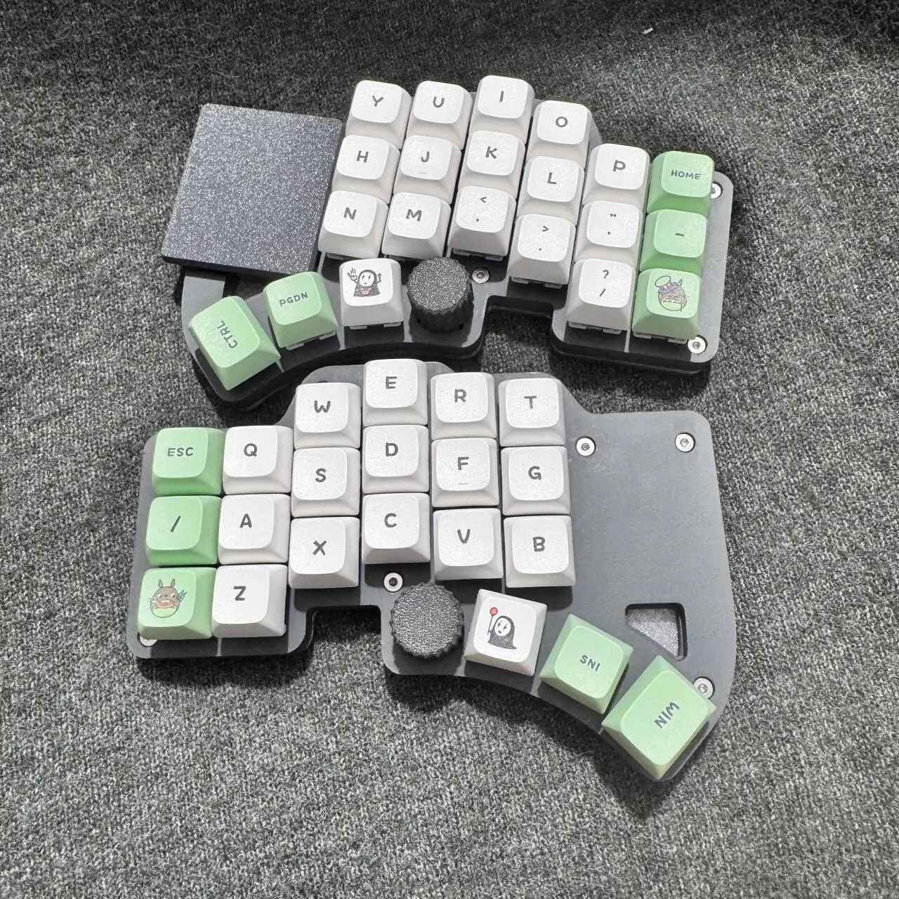 

Novo dilema Max Split Keyboard Kit 3x6 Custom MX / choc Eixo Fiado Одномодовый с возможностью горячей замены Fdm Impressão Botão DIYKit Mecânico
