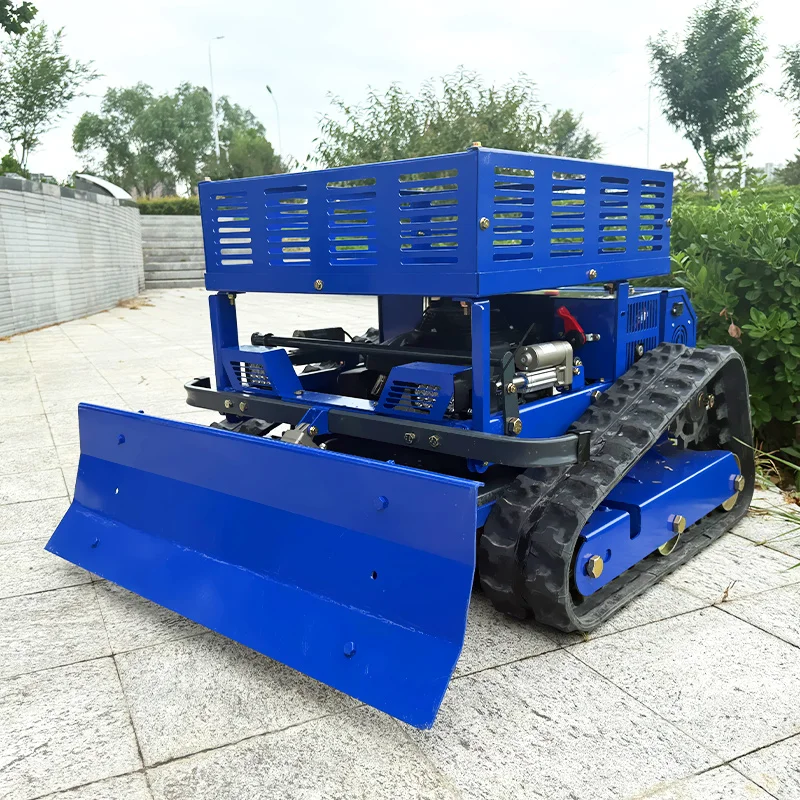 Customized Sturdy RC Lawn Mower Shock Absorption Design For Garden Slope Orchard Rough Terrain Grass Trimming