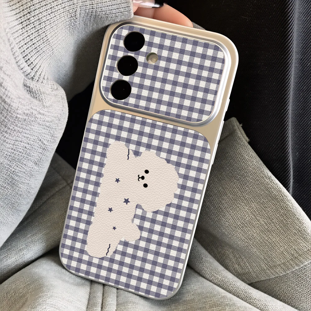 Cute Cartoon Puppy Phone Case For Samsung A16 A17 A57 A56 A27 A07 A37 A55 A36 A26 A54 A15 Galaxy S26 Ultra S23 S24 S25 FE Cover