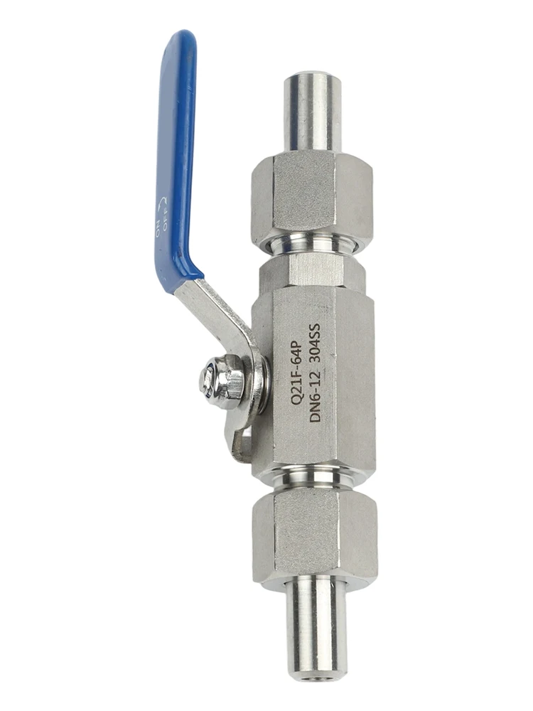 Connector Pipeline Connector DN6- 12mm Stainless Ball Valve 0-120 C Easy Installation Suitable For Automation Systems