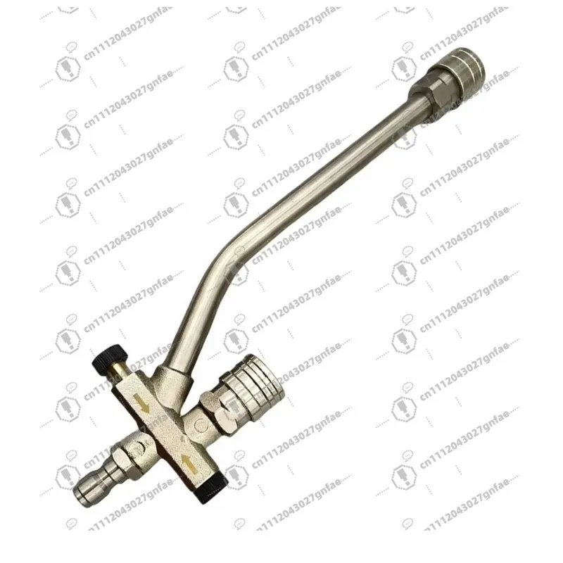 SS Car Wash Double 2in1Valve Extension Rod Snow Foam Spray Gun Foam Cannon Pressure Washer Accessories Spray Gun Quick Switching