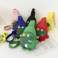 Cartoon kids Bag Dinosaur Kids Chest Bag Cute girl backpack Boy Baby diagonal bag kids backpack  school bag
