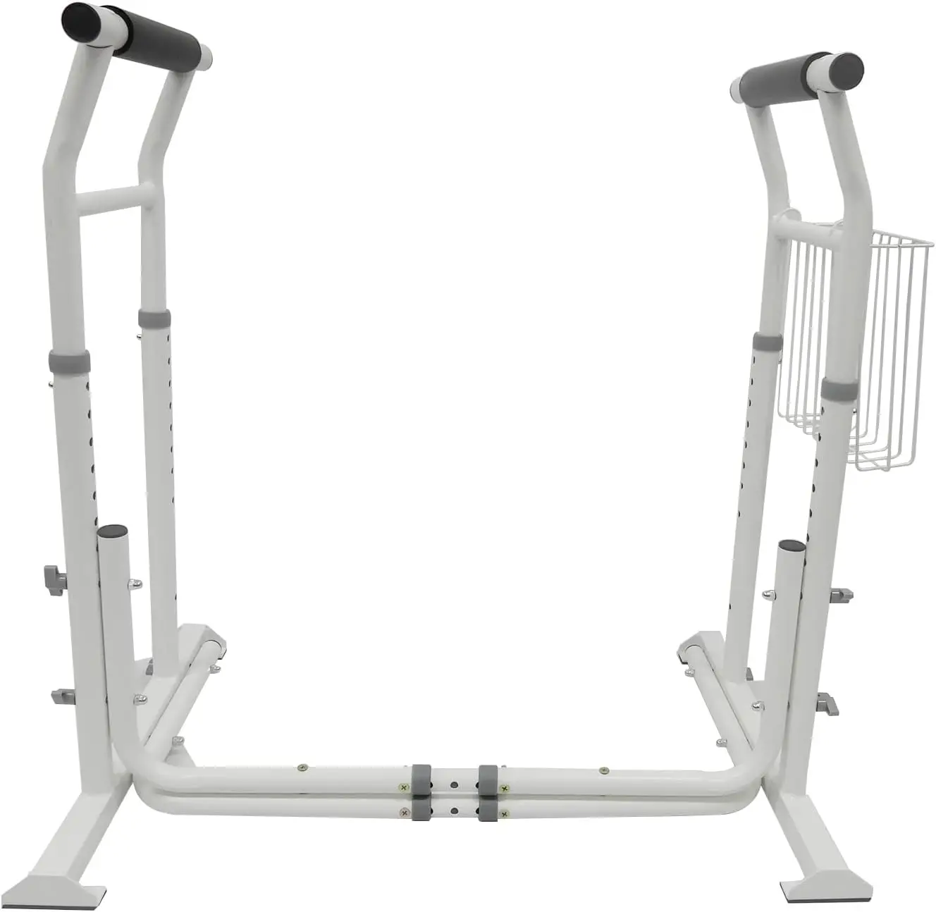 قضبان أمان المرحاض - أذرع تواليت لكبار السن والمعاقين، مناسبة لمعظم المرحاض، حتى 350 رطل، ارتفاع وعرض قابل للتعديل #2