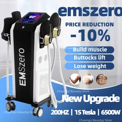 RF Sculpting EMS Body Slimming Sculpt Machine Emszero 6500W Muscle Stimulation Massager Electromagnetic Fat Slimming Neo