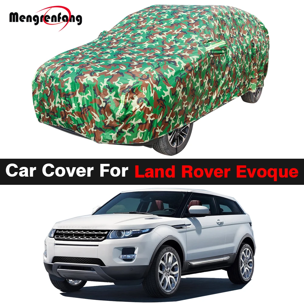 

Camouflage Car Cover Waterproof Anti-UV Sun Shade Rain Snow Wind Protection Cover For Land Rover Range Rover Evoque 2012-2022