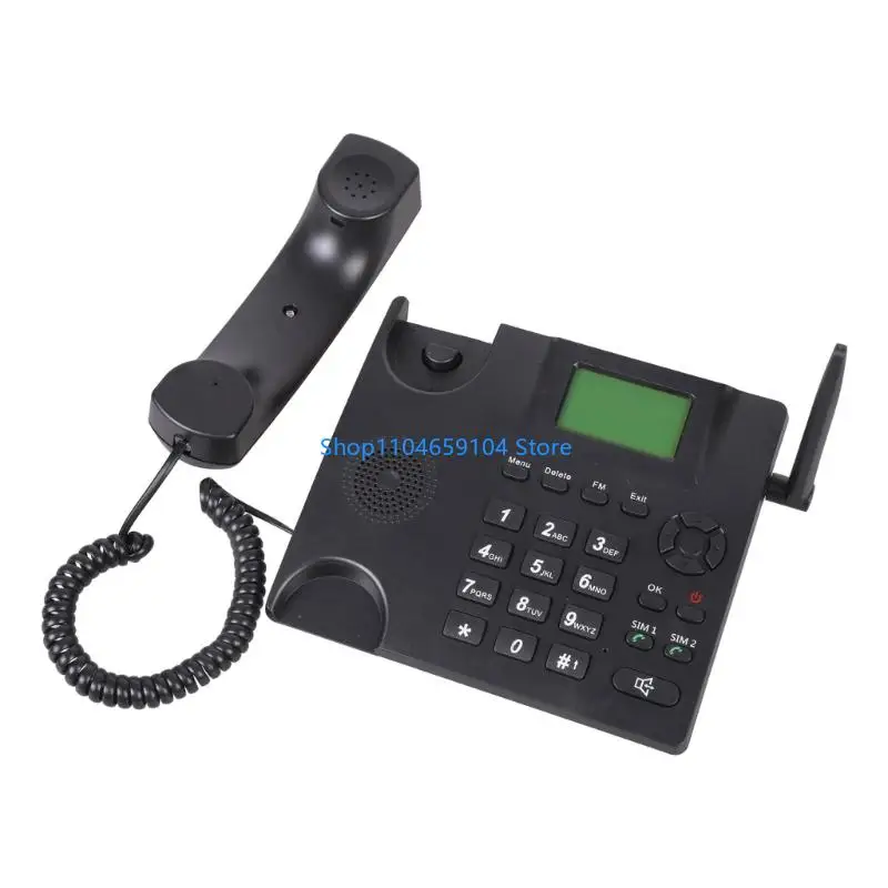 DDK995 Desk Telephone With Memory Card Slot And FM Radio Multiple Language For Office And Home Connection