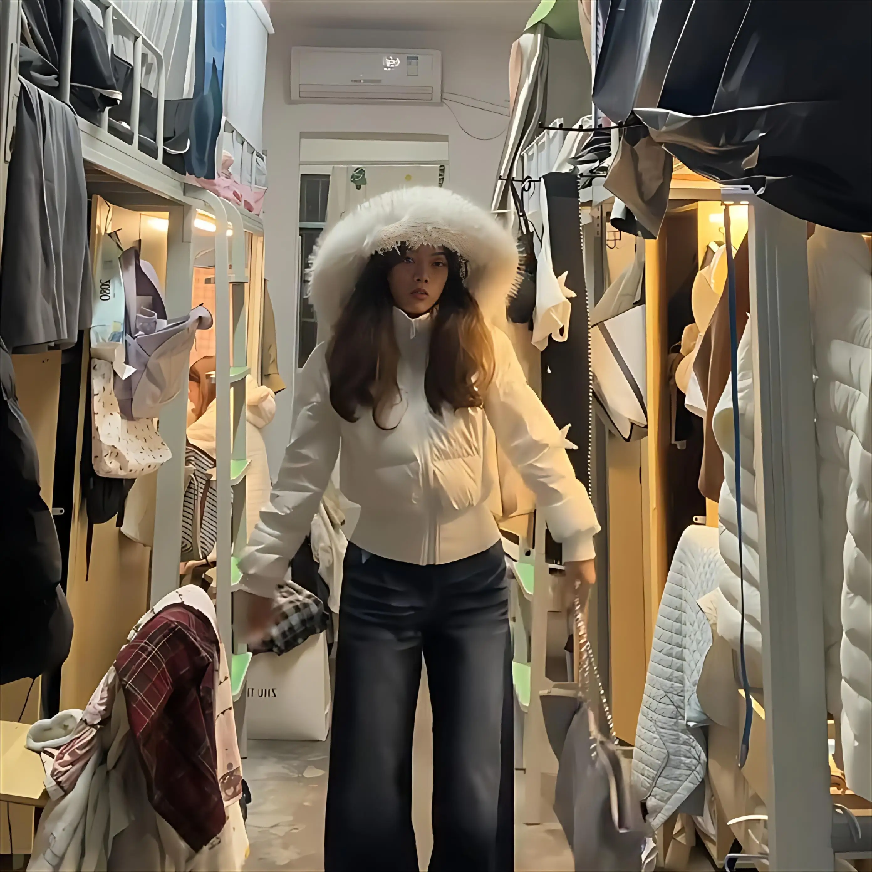 

Parka Fashion Womens Overwear Exterior Garment Outer Clothing External Covering Outside Layer Superficial Vestment Top Coat Vibe