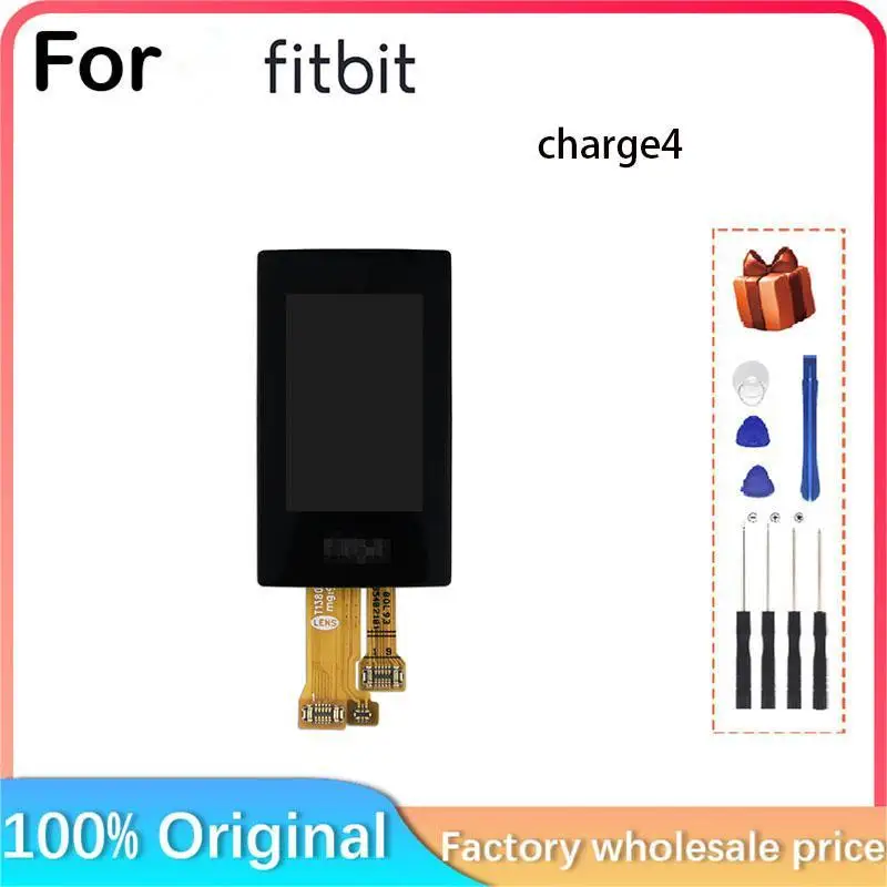 For Fitbit charge4 smart sports bracelet LCD screen + touch, suitable for Fitbit charge 4 LCD screen assembly