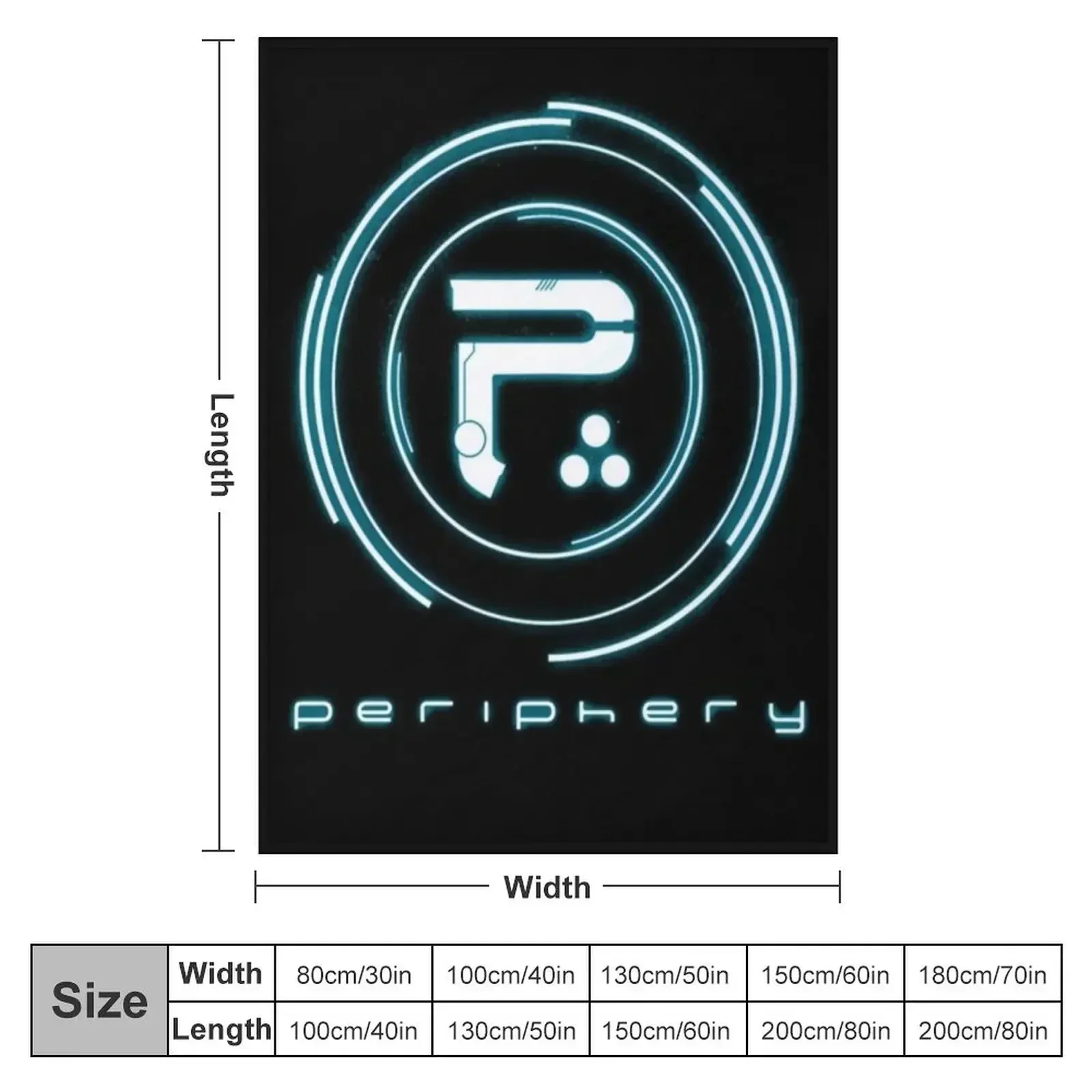 Periphery Band Tour 001 T-Shirt Throw Blanket Blankets For Baby Thermal Blankets