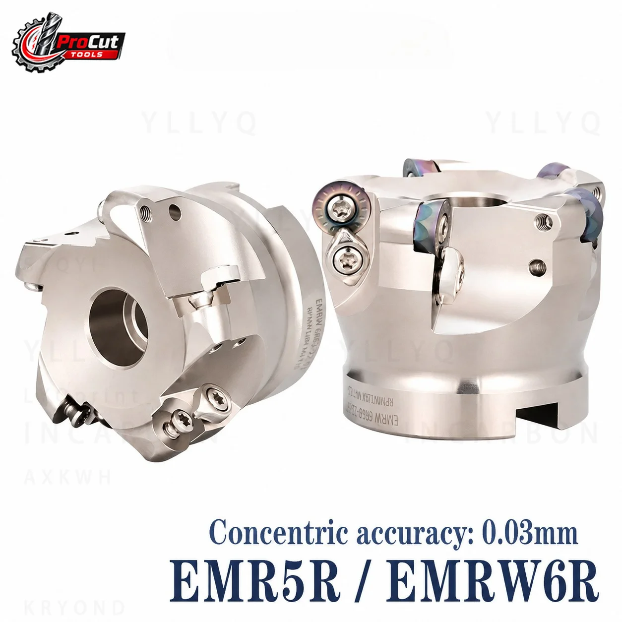 EMR TMR EMRW EMR5R EMR6R 50/63/80/100 Cutter Head, RPMW1003 RPMT1204 Insert, FMB22 Tool Holder Bracket for CNC Milling