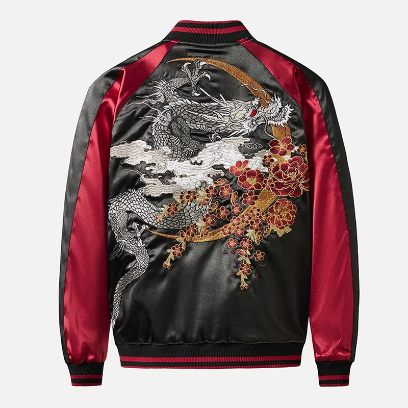 

High Quality Temporary Heavy Industry Embroidery Jacket Men's and Women's Baseball Uniform Embroidered Yokosuka