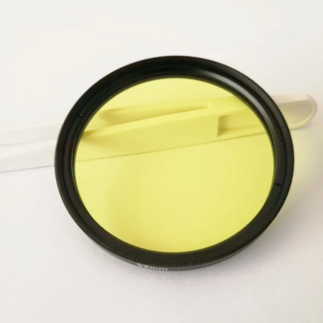 470nm Long Pass Yellow Filter IR Transmission Optical Glass Lens for Urban Starry Sky Astro Photography GG475 JB470