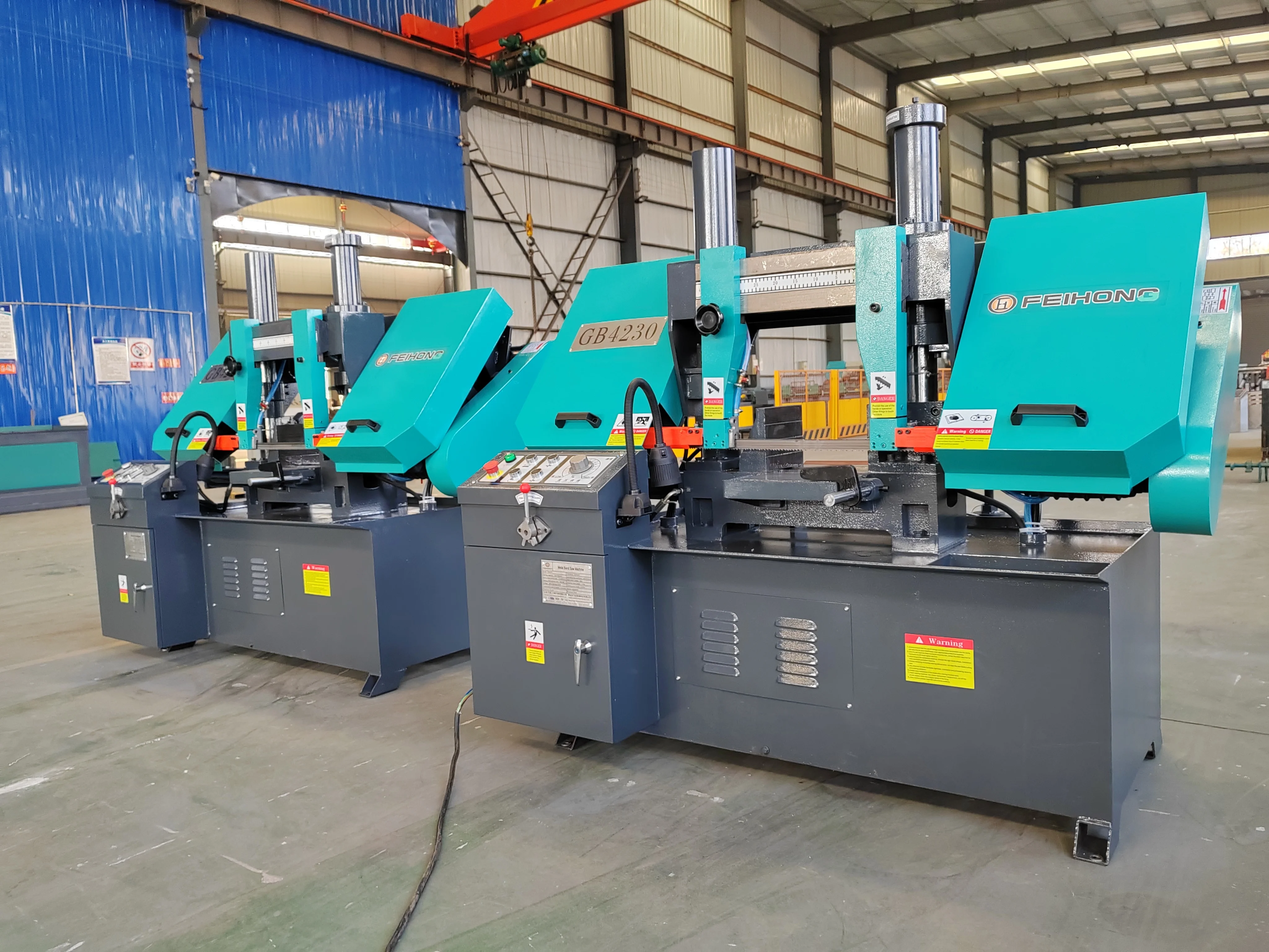 Semi-automatic band saw cutting machine profile band saw machine