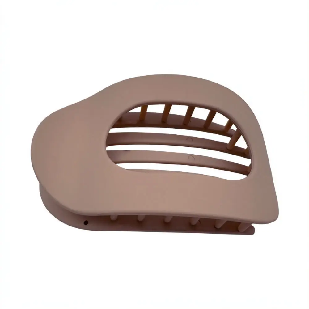 Fashion Flat Oval Hair Clips Set Chic Leopard Pattern Shark Barrettes Comfortable Hair Accessories For Modern Women
