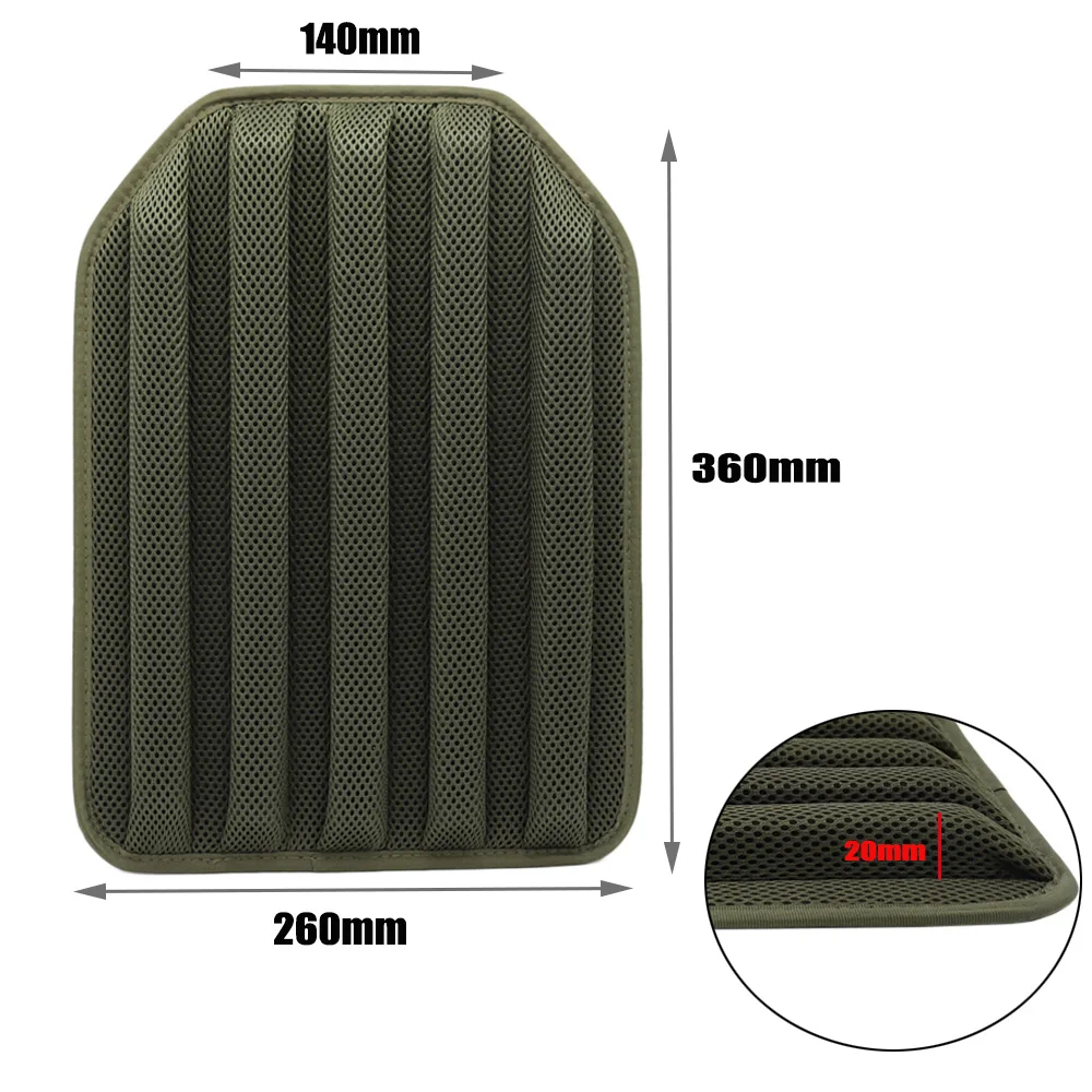 Hunting Airsoft Tactical Vest Plate Carrier Pad EVA Foam Plate Soft Cushioned Shock Protect Insert Plate